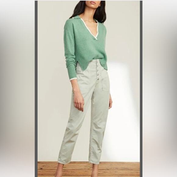 Veronica Beard Arya Straight-Leg Cargo Pant - Picture 1 of 10